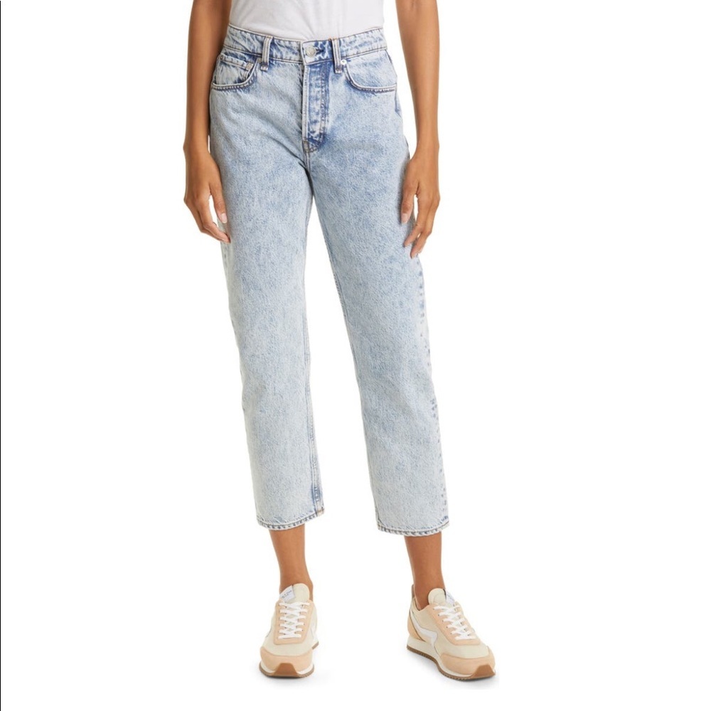 Rag and Bone Maya High Waist‎ Ankle Slim Straight Leg Jeans